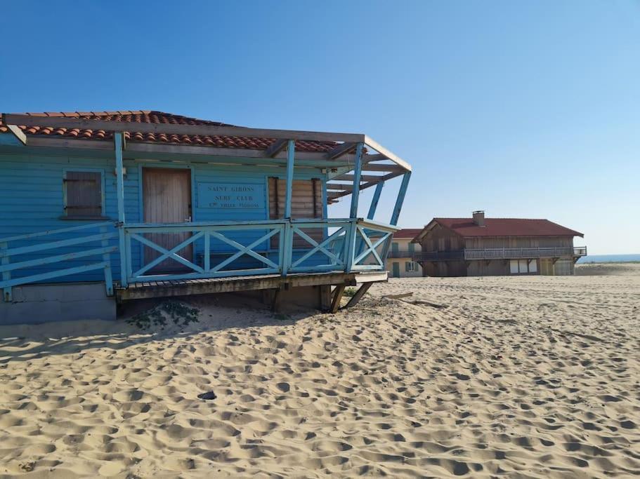 Superbe Studio A 8Mn En Voiture De La Plage Linxe Exterior photo